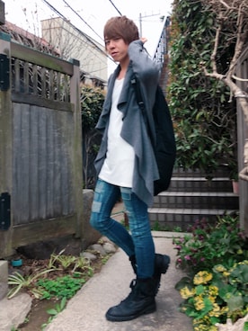 ムラジュンさん（メンズ・172cm）の春コーディネート