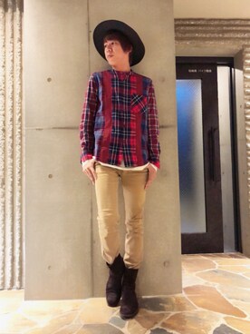 ムラジュンさん（メンズ・172cm）の春コーディネート