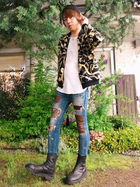 ムラジュンさん（メンズ・172cm）の春コーディネート