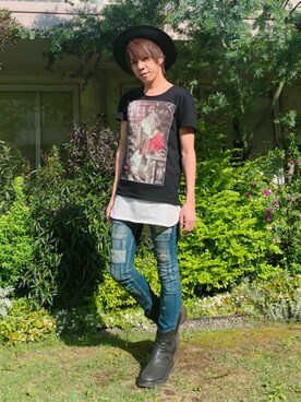 ムラジュンさん（メンズ・172cm）の春コーディネート