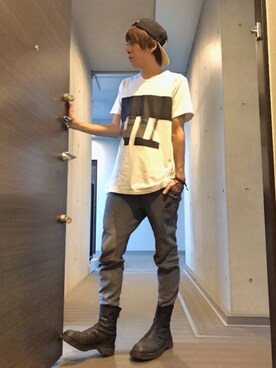 ムラジュンさん(メンズ・172cm)の夏コーディネート