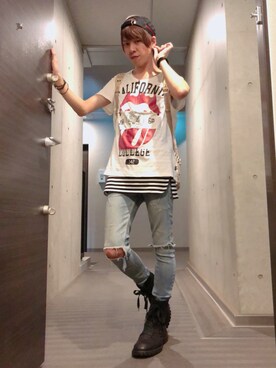 ムラジュンさん（メンズ・172cm）の夏コーディネート