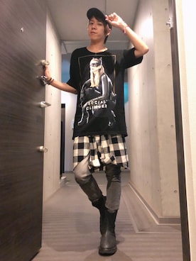 ムラジュンさん（メンズ・172cm）の夏コーディネート