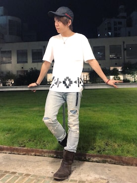 ムラジュンさん（メンズ・172cm）の夏コーディネート