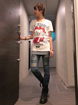 ムラジュンさん（メンズ・172cm）の夏コーディネート