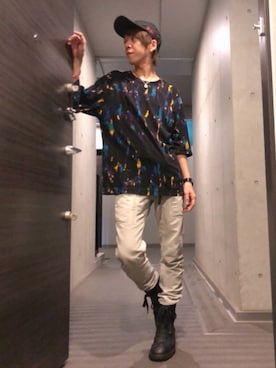ムラジュンさん（メンズ・172cm）の夏コーディネート