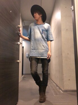 「ZAC VARGAS（ザック　バルガス）のアイテム」を使った、ムラジュンさん（メンズ・172cm）の秋コーディネート