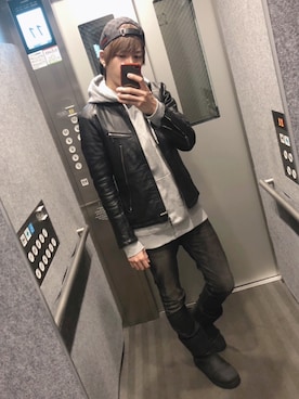 「ZAC VARGAS（ザック　バルガス）のアイテム」を使った、ムラジュンさん（メンズ・172cm）の秋コーディネート