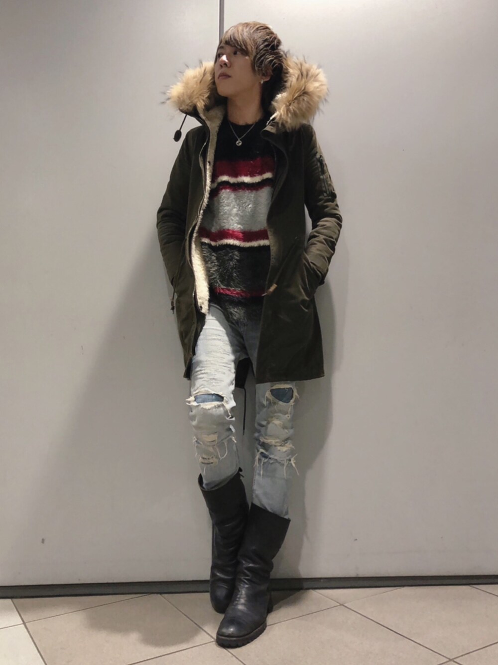 glamb（グラム）の「Kaylee border knit / ケイリーボーダーニット