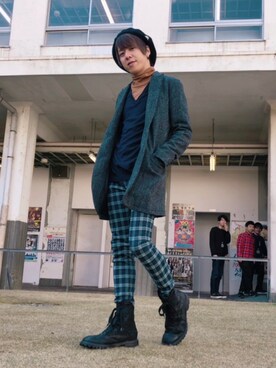 ムラジュンさん（メンズ・172cm）の春コーディネート