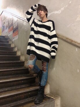 ムラジュンさん（メンズ・172cm）の春コーディネート