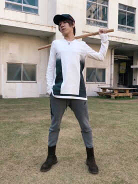 「稽古着」｜ムラジュンさん（メンズ・172cm）の春コーディネート