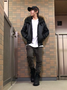 ムラジュンさん（メンズ・172cm）の春コーディネート