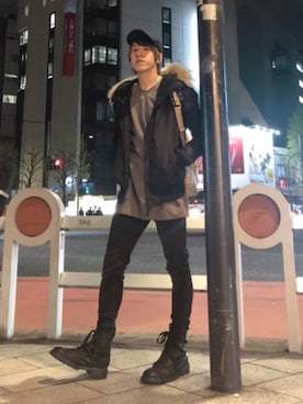 ムラジュンさん（メンズ・172cm）の春コーディネート