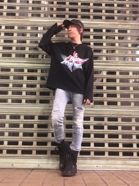 ムラジュンさん（メンズ・173cm）の夏コーディネート