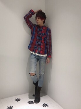 ムラジュンさん（メンズ・172cm）の秋コーディネート