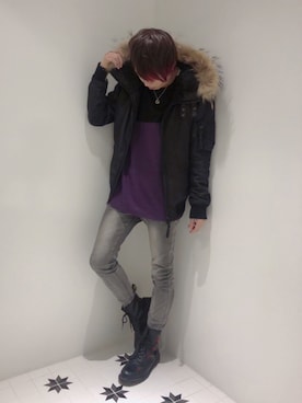 ムラジュンさん（メンズ・172cm）の秋コーディネート