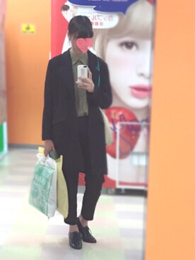 「原宿」｜「アイテム（チェスターコート）」を使った、shimaさん（レディース・170cm）の春コーディネート