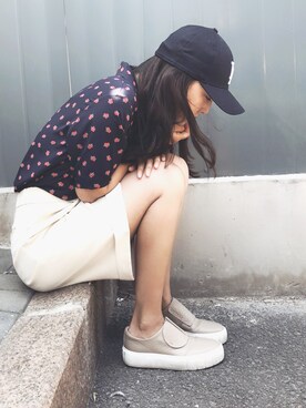 「LAP（ラップ）のアイテム」を使った、sunflower716さん（レディース・162cm）の夏コーディネート