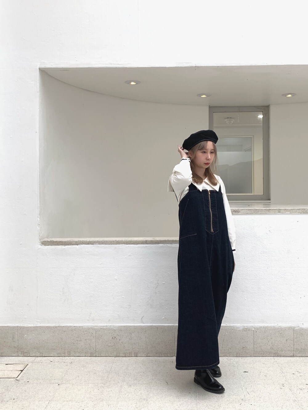 ナショナルスタンダードデニムロングワンピースYUKI ナショナル