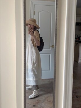 「URBAN RESEARCH（アーバンリサーチ）のアイテム（レギンス/スパッツ）」を使った、LianeDさん（レディース・168cm）の夏コーディネート