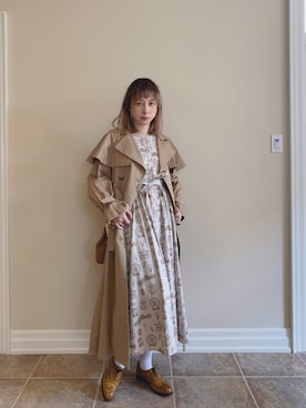 「Candy Stripper」｜「アイテム（その他）」を使った、LianeDさん（レディース・168cm）の秋コーディネート