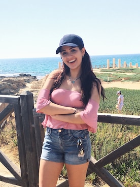 「Target（ターゲット）のアイテム（キャップ）」を使った、uvさん（レディース・175cm）の春コーディネート