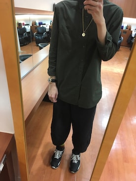 「Yves Saint Laurent（イヴサンローラン）のアイテム（アクセサリー）」を使った、donnaさん（メンズ・181cm）の秋コーディネート