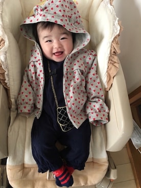 Nanaさん（キッズ・70cm）の春コーディネート