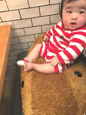 Nanaさん（キッズ・70cm）の春コーディネート