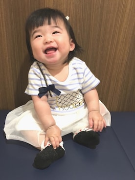 Nanaさん（キッズ・70cm）の夏コーディネート