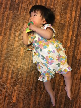 Nanaさん（キッズ・70cm）の夏コーディネート