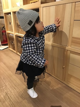 Nanaさん(キッズ・70cm)の秋コーディネート