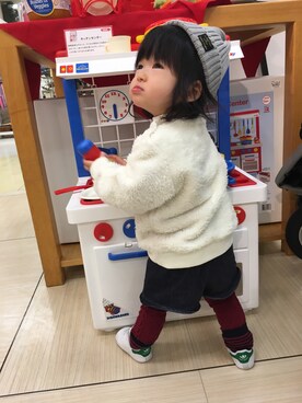 Nanaさん（キッズ・70cm）の秋コーディネート