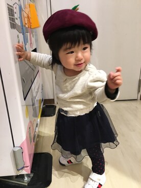 Nanaさん(キッズ・70cm)の冬コーディネート