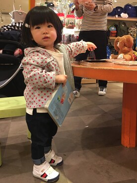 Nanaさん（キッズ・70cm）の春コーディネート