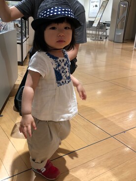 Nanaさん（キッズ・80cm）の夏コーディネート