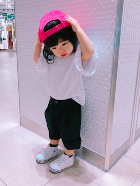 Nanaさん（キッズ・80cm）の夏コーディネート