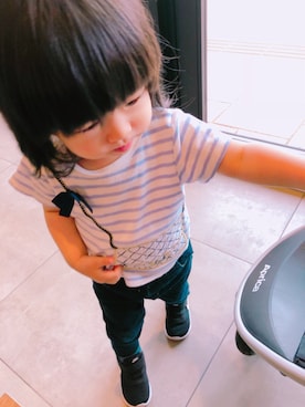 Nanaさん（キッズ・80cm）の夏コーディネート