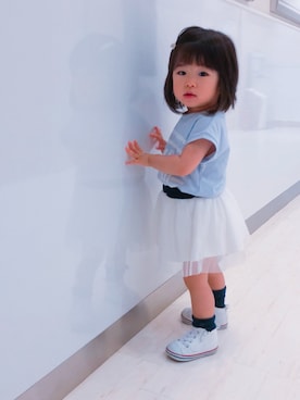 Nanaさん(キッズ・80cm)の夏コーディネート