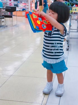 Nanaさん（キッズ・80cm）の夏コーディネート