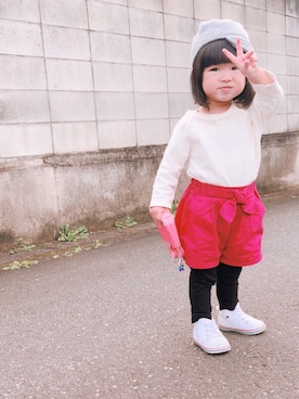 「オシャレパッソ」｜Nanaさん（キッズ・80cm）の秋コーディネート