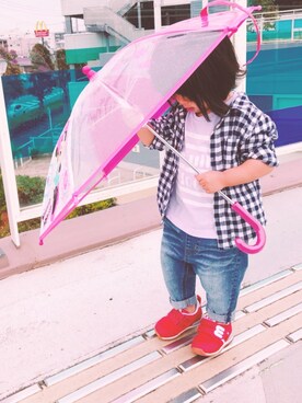 Nanaさん（キッズ・80cm）の秋コーディネート