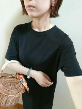 「LAKOLE（ラコレ）のアイテム（レッグウェア）」を使った、saonさん（レディース・158cm）の夏コーディネート