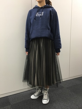 「MP STORE（エムピーストア）のアイテム」を使った、MP    WOMAN さん（レディース・164cm）の秋コーディネート