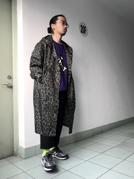 「STUSSY（ステューシー）のアイテム（マウンテンパーカー）」を使った、子洋さん（メンズ・168cm）の春コーディネート