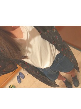 「NEW BALANCE（ニューバランス）のアイテム（スニーカー、その他）」を使った、momoさん（レディース・156cm）の夏コーディネート