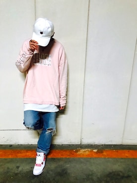 「UNKNOWN.（アンノウン）のアイテム（キャップ）」を使った、taka'kさん（メンズ・173cm）の春コーディネート