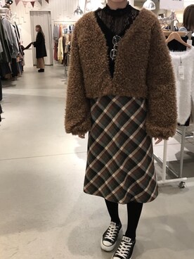 nanamiさん(レディース・163cm)の冬コーディネート