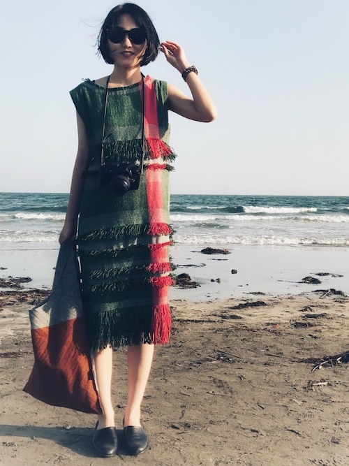 Nanami Issey Miyakeのワンピースを使ったコーディネート Wear